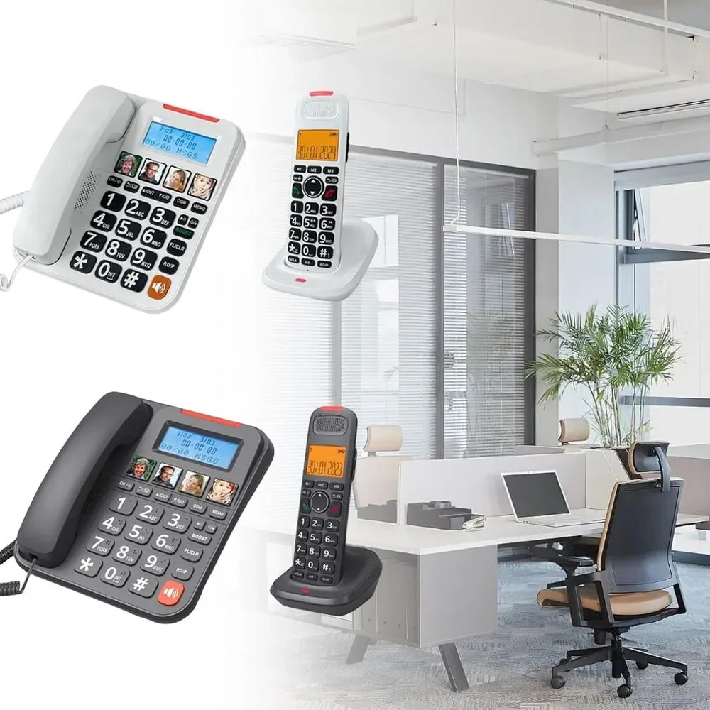 Corded Telephone with Speakerphone and Hearings Aid Compatibility GAPs